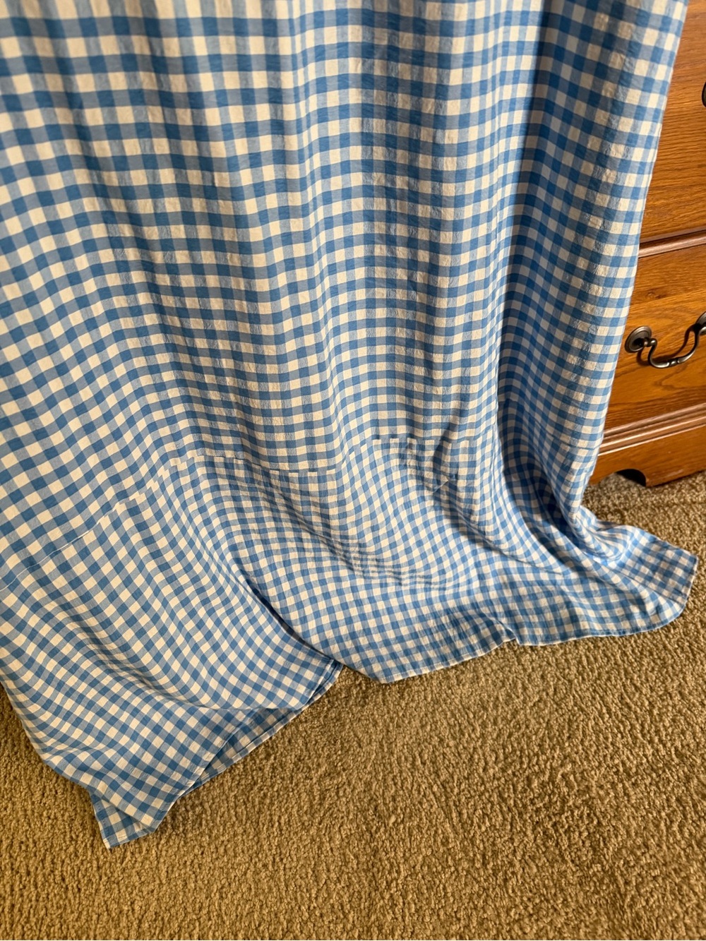 Umgee Blue and White Gingham Dress NWT - Picture 8 of 16